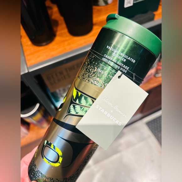 Starbucks Exclusive Alison Bremmer Abstract Design Stainless Steel Tumbler Cup - Picture 4 of 14